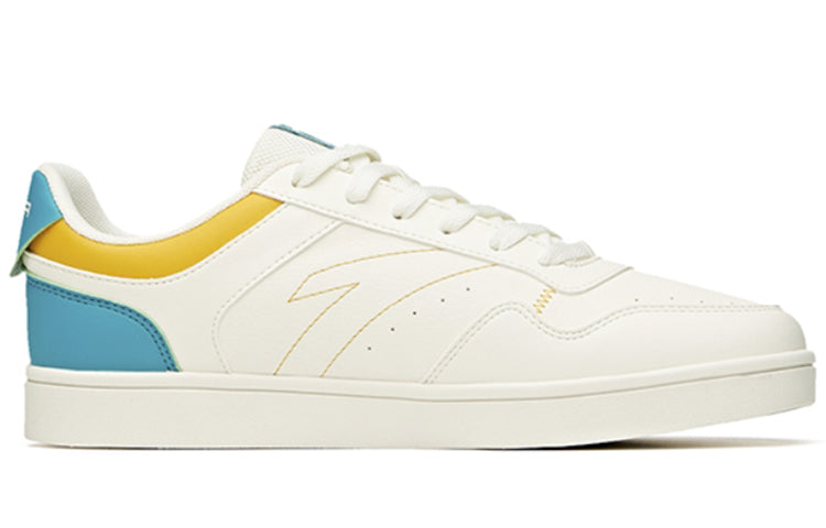 ANTA Skateboarding Shoes 'White Yellow Blue' 912118009-6