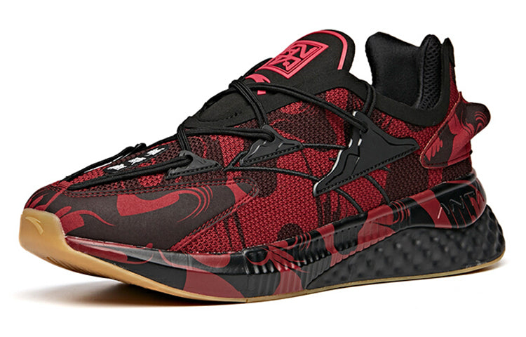 ANTA x Li Bai Running Shoes 'Red Black' 912035588-3