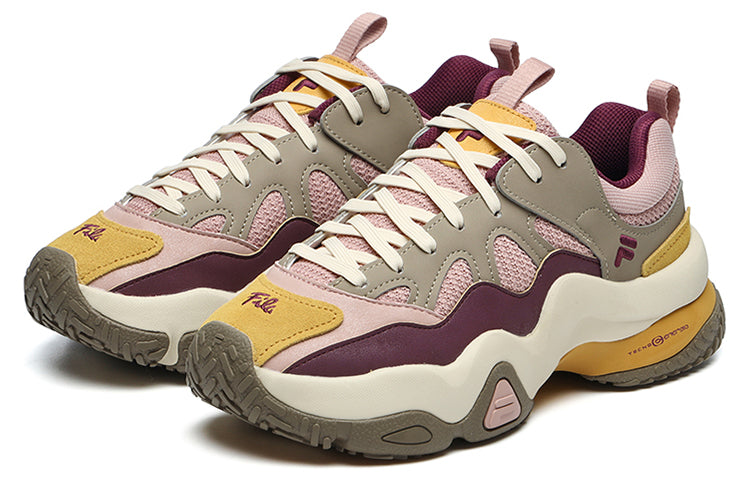 (WMNS) FILA FUSION Sdud Sneakers 'Pink Beige' T12W219201FMS