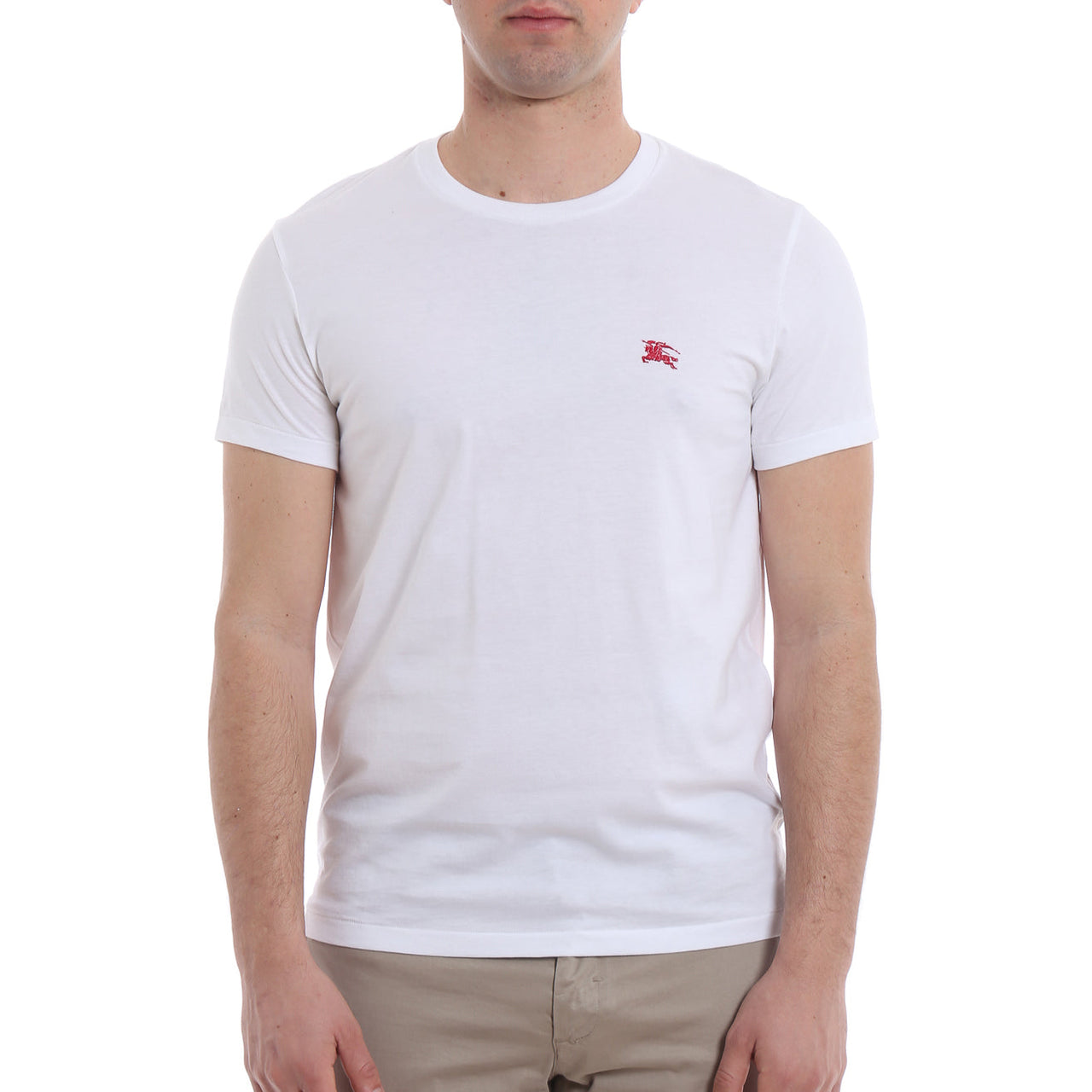 Burberry Logo Pattern Short Sleeve White 80038311