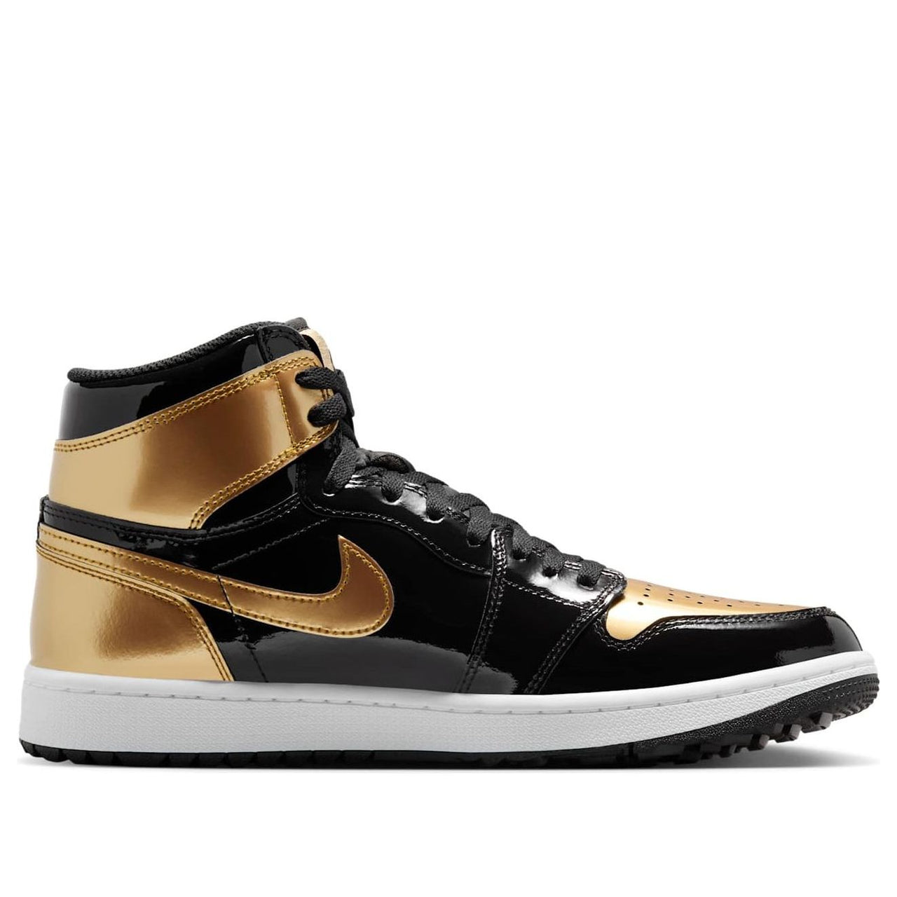 Air Jordan 1 High Golf 'Patent Gold Toe' DQ0660-002
