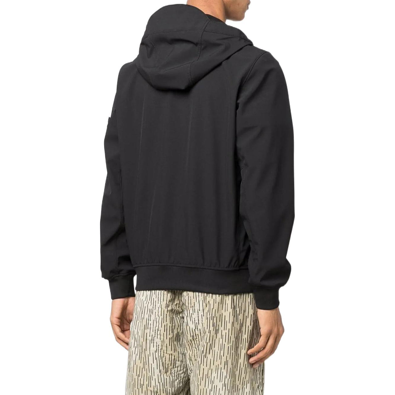 STONE ISLAND Soft Shell-r Hooded Jacket 'Black' 761540427-V0029