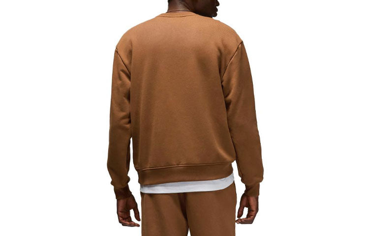 Air Jordan Wordmark Fleece Crew Sweat 'Light British Tan' FJ7788-281