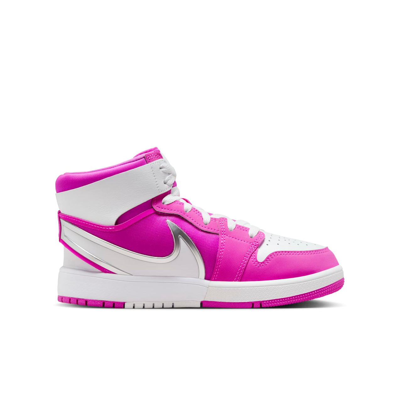 (GS) Air Jordan 1 Mid RM EasyOn 'White Fire Pink' FQ1281-601