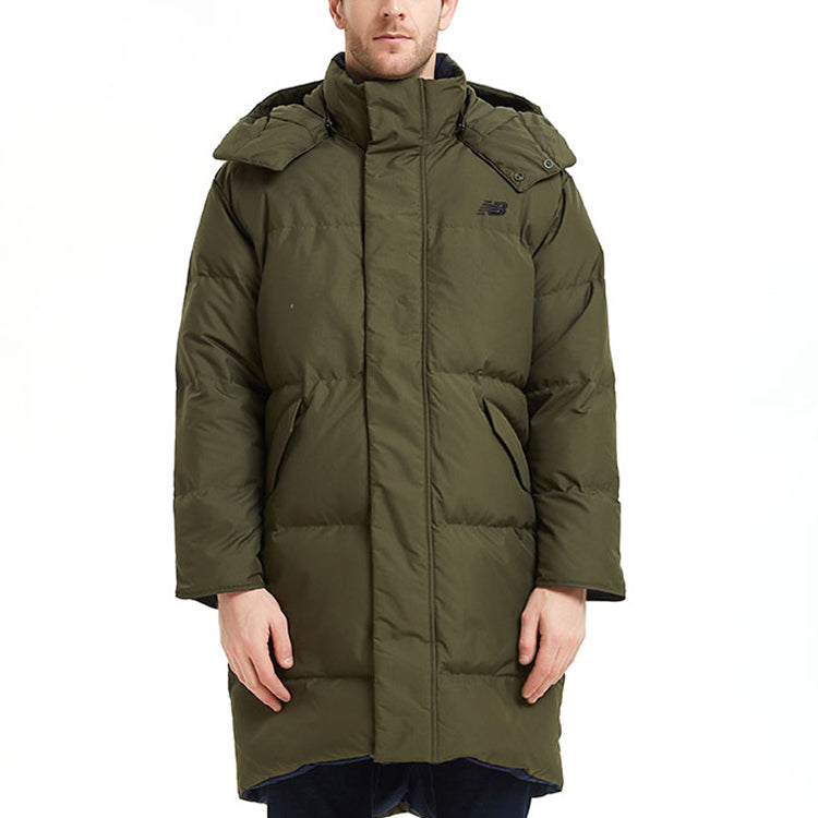 New Balance Reversible Long Puffer Jacket 'Green' NP847021-KH