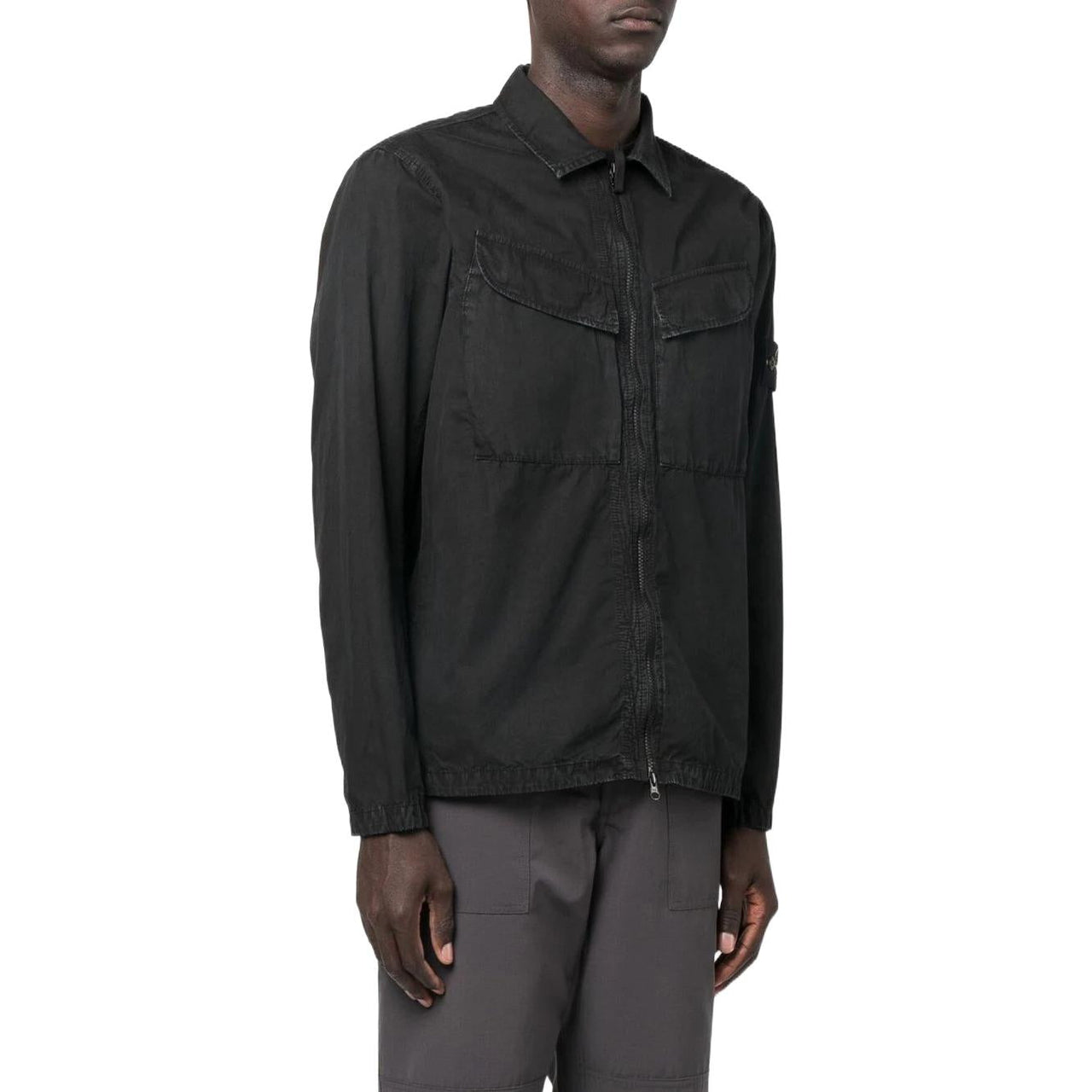 STONE ISLAND Overshirt 'Black' 7715101WN-V0129