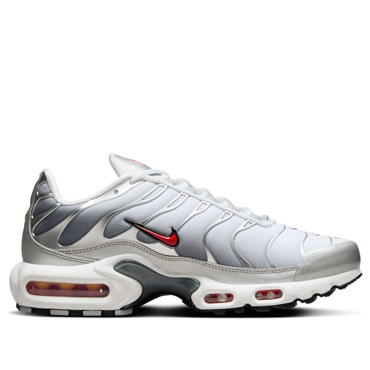 (WMNS) Nike Air Max Plus 'Metallic Silver University Red' HM9654-001