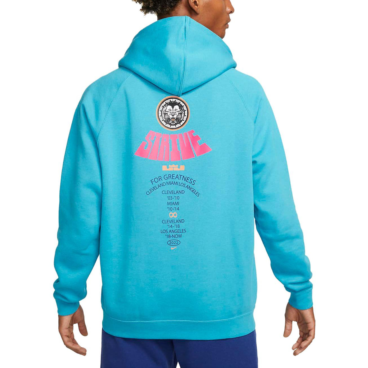 Nike LeBron Basketball Hoodie 'Blue' DQ6129-446