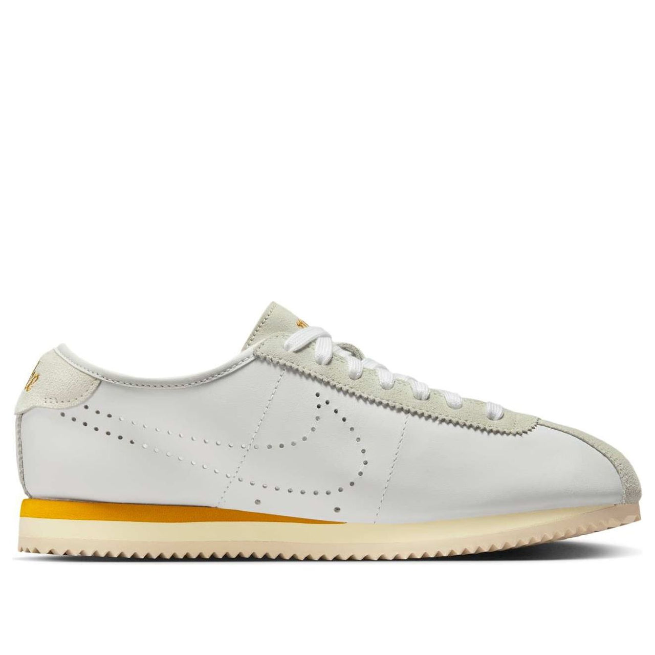 (WMNS) Nike Cortez 'White Bronze Perforated Swoosh' HQ1841-100