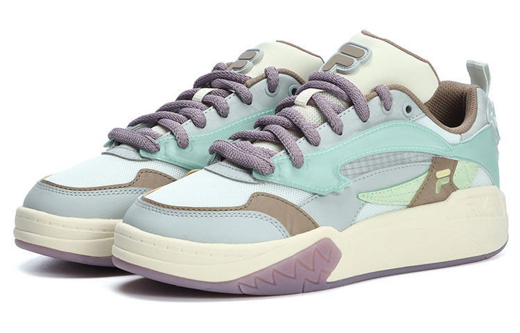 (WMNS) FILA FUSION Lifestyle Basketball Heritage Sneakers 'Blue White Purple' T12W323205FBG