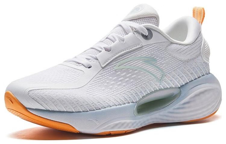 (WMNS) ANTA Running Series Sneakers 'White Blue Orange' 122335556-4