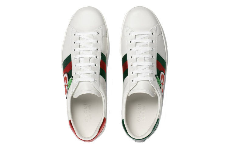 Gucci Ace Low 'GG Apple Patch - White' 611376-DOPE0-9064