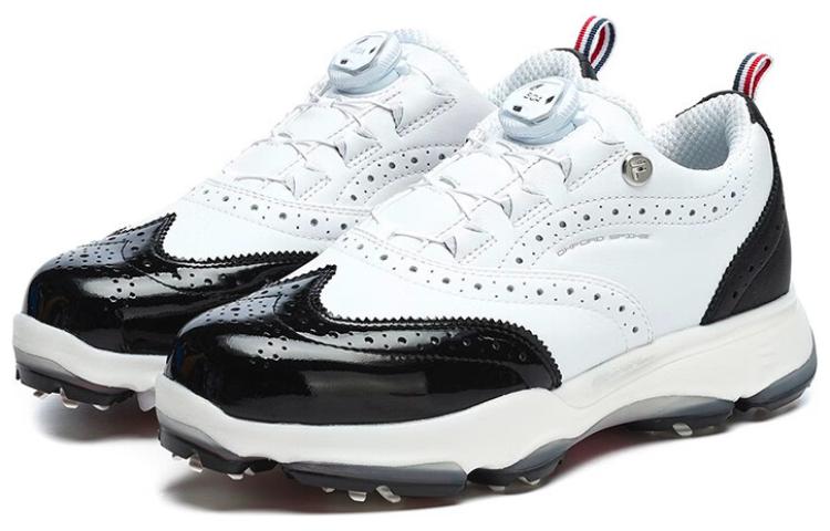 (WMNS) FILA GF Oxford Spike Sneakers 'White Black' A12W241601FBK