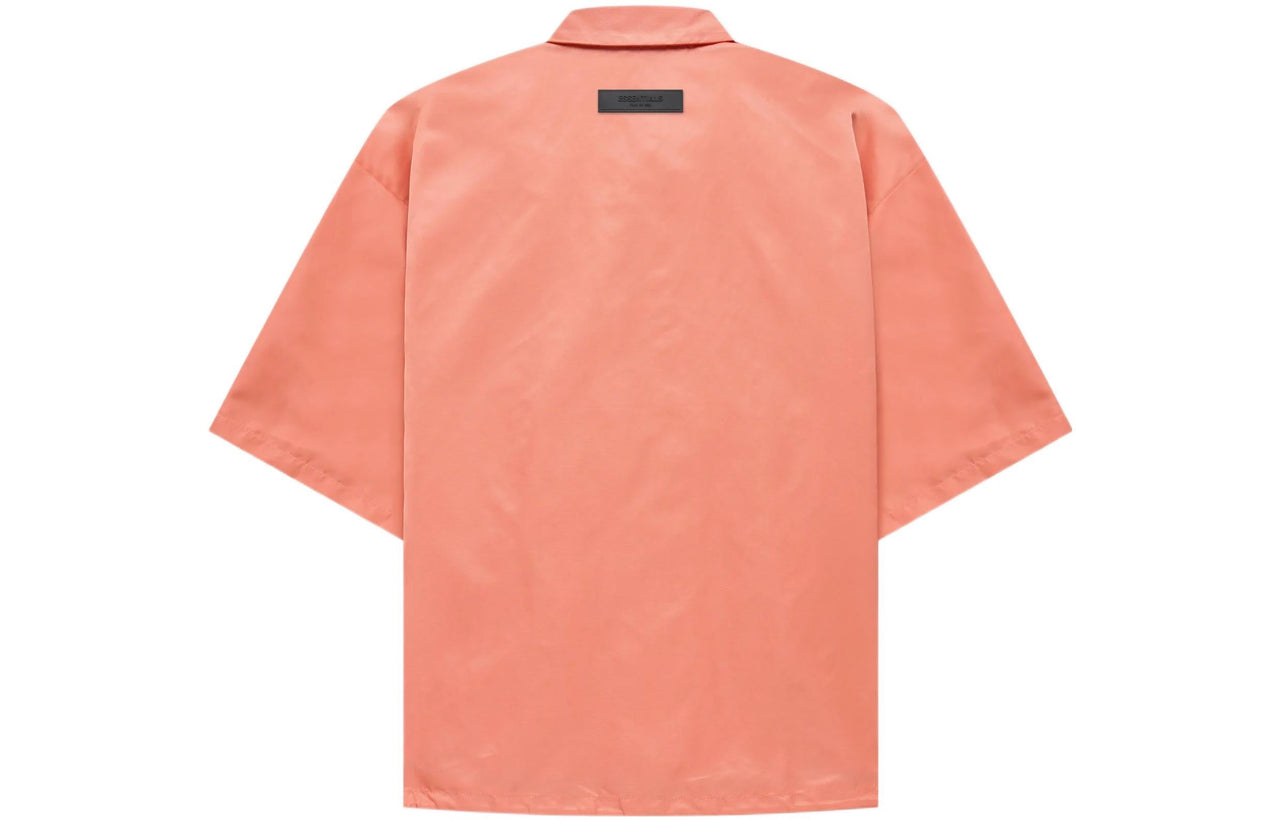 Fear of God Essentials FW22 Nylon Shirt 'Coral' FOG-FW22-34