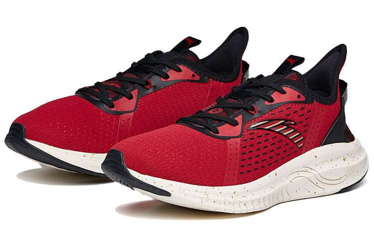 ANTA Running Series Sneakers 'Black Red' 112115557-5