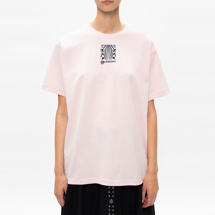 Burberry SS21 Printing Short Sleeve Pink 80323941