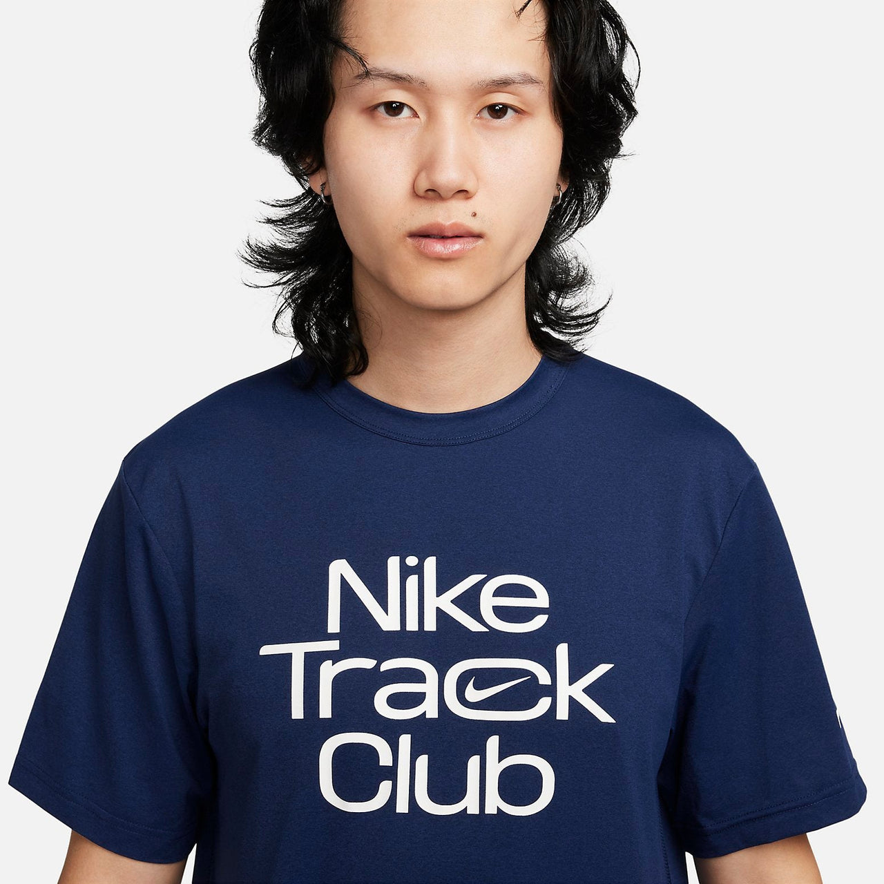 Nike Track Club Dri-FIT Short-Sleeve Running Top 'Blue' FB5513-410
