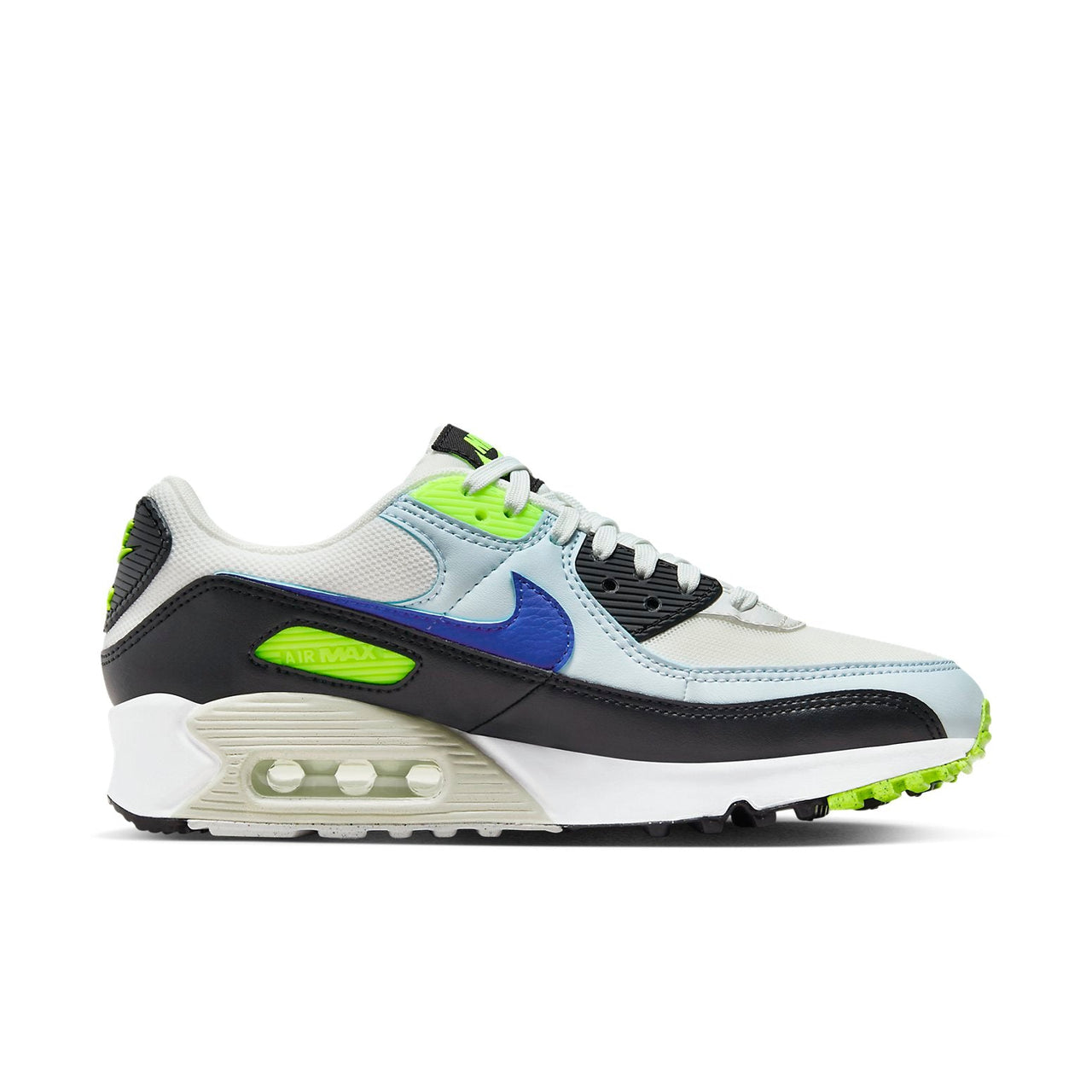 (WMNS) Nike Air Max 90 'White Volt Blue' DH8010-102