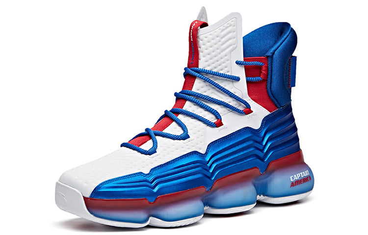 ANTA High Top Basketball Shoes 'Blue Red White' 91941160-4