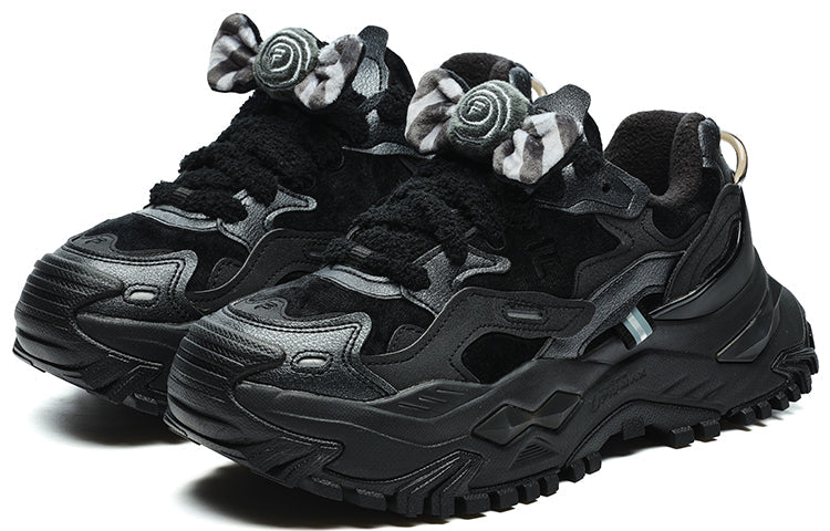 (WMNS) FILA FUSION Bianco Sneakers 'Black' T12W241121FBM