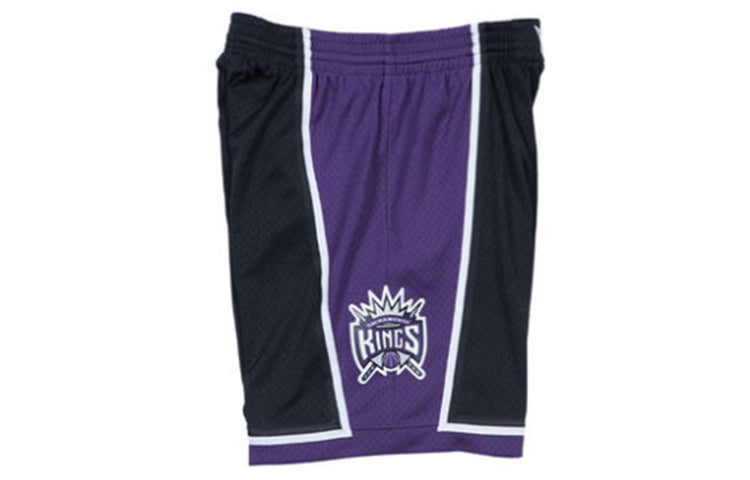 Mitchell & Ness NBA Swingman Shorts Sacramento Kings Road 2000-01 'Black Purple' SMSHGS18250-SKIBLCK00