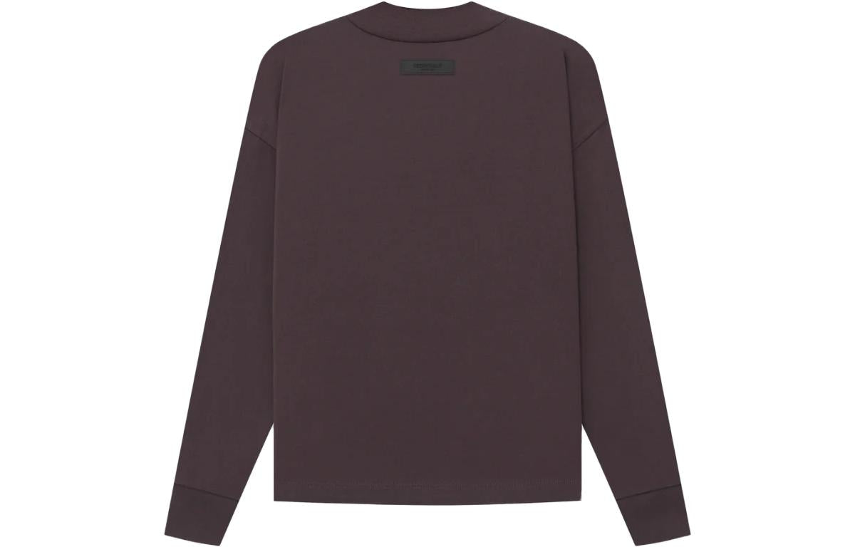 Fear of God Essentials Long-Sleeve Tee 'Plum' FOG-SS23-077