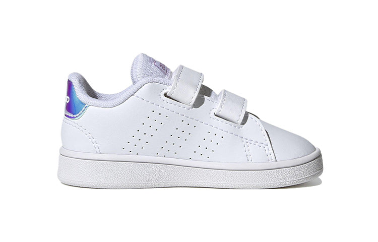 (TD) adidas Advantage 'White Silver Metallic' FY4626