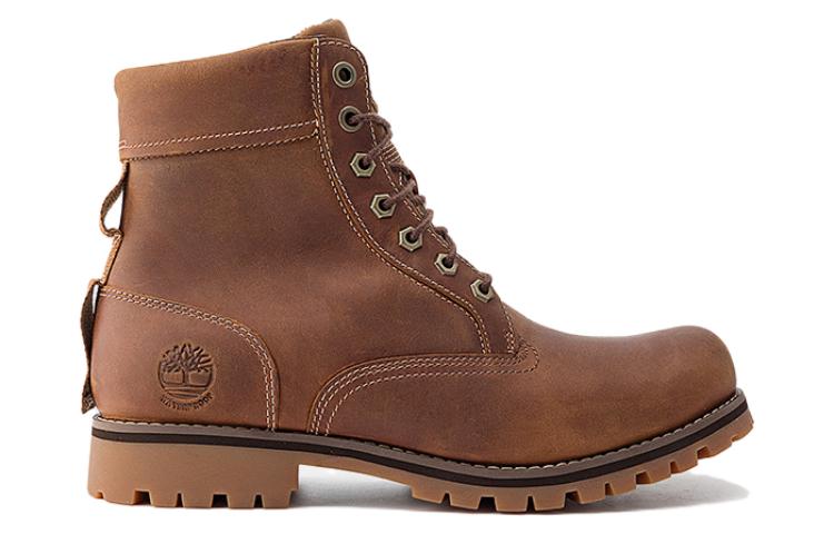 Timberland Rugged 6 Inch Waterproof Boots 'Rust Full Grain' A2JJB