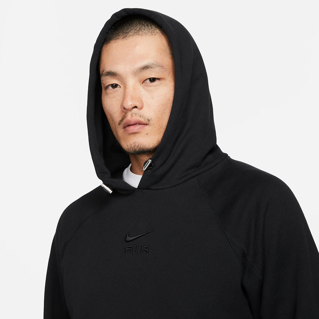 Nike Sportswear Air French Terry Pullover Hoodie 'Black' DV9778-010