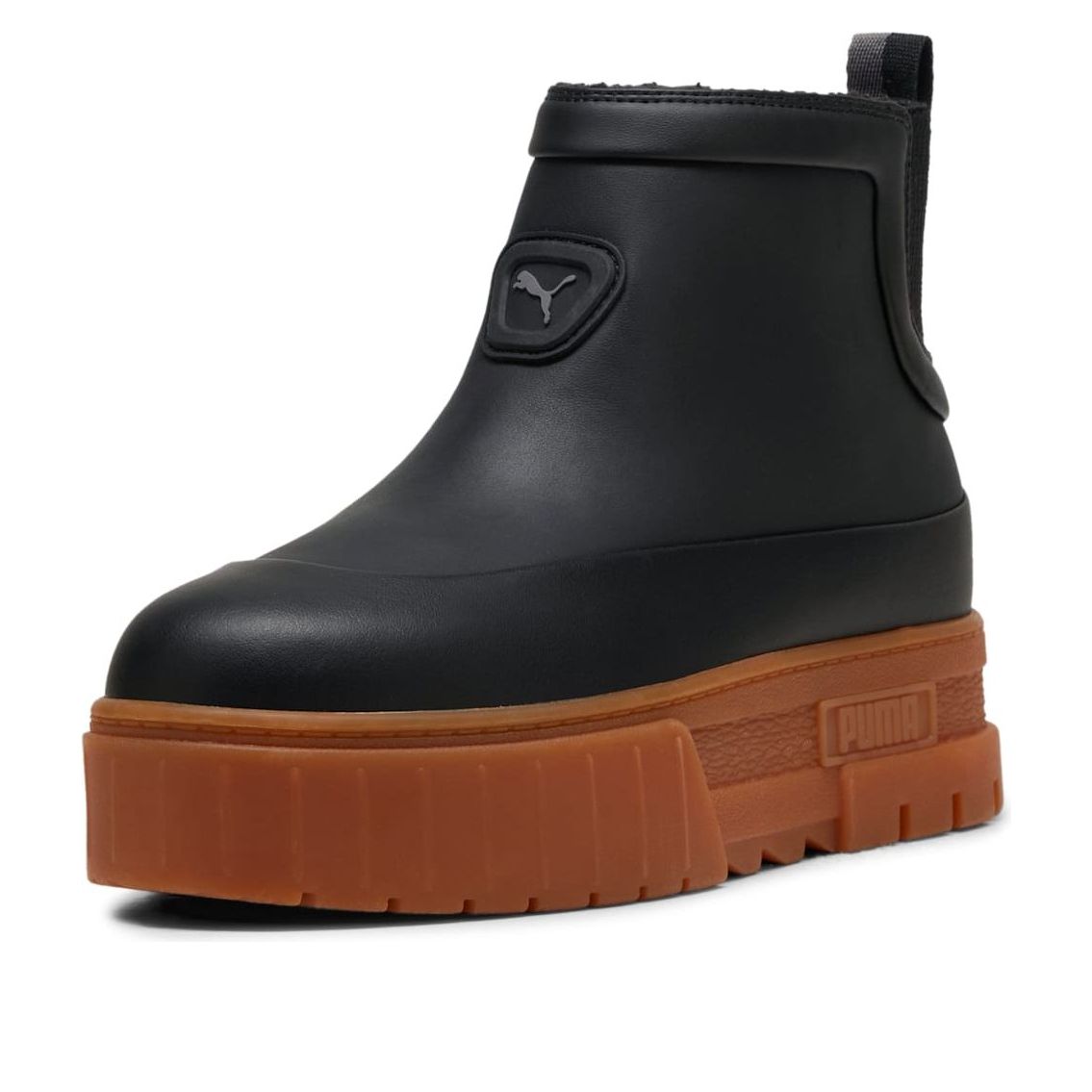 (WMNS) PUMA Mayze Wellis Leather Mid 'Black' 398535-01