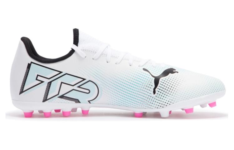 PUMA Future 7 Play MG Cleats 'White Blue Pink' 107725-01