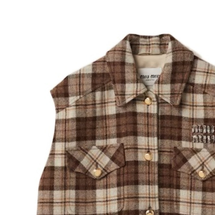 MIU MIU FW23 Vest Women's Multicolor