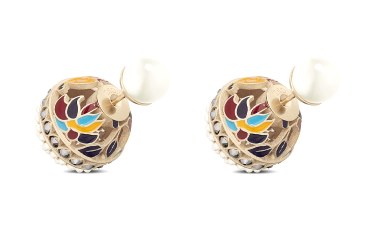 DIOR Earrings Women's Gold