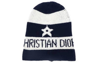 DIOR Beanies Women's Dark Blue/White