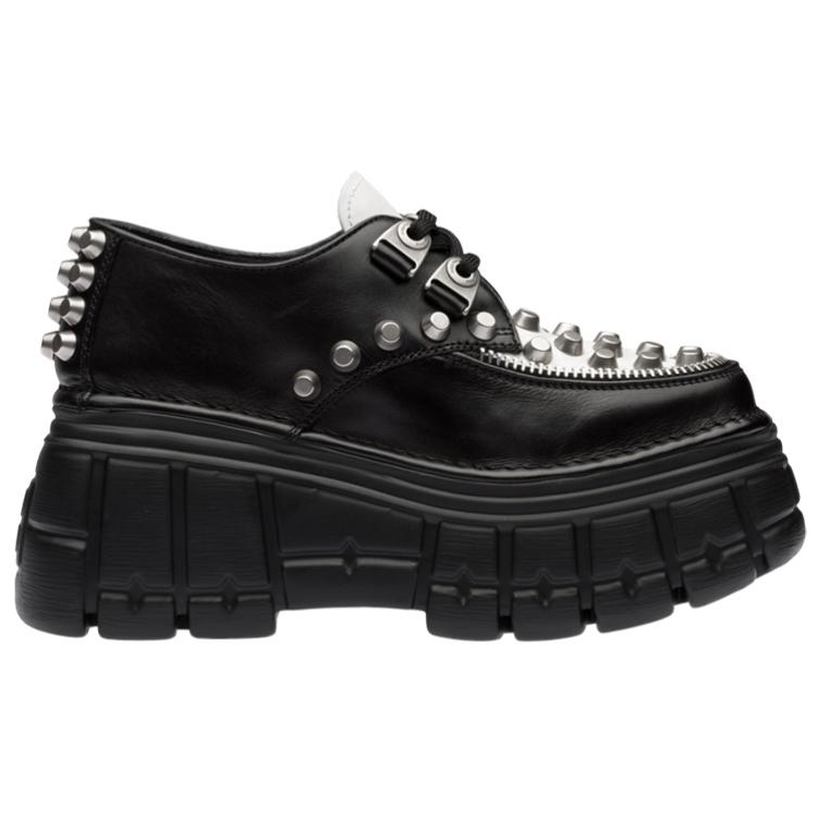 MIU MIU Mid-Top Platform Shoes Women's Black