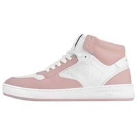 LOUIS VUITTON STADIUM Mid Top Skateboard Shoes Women's Pink