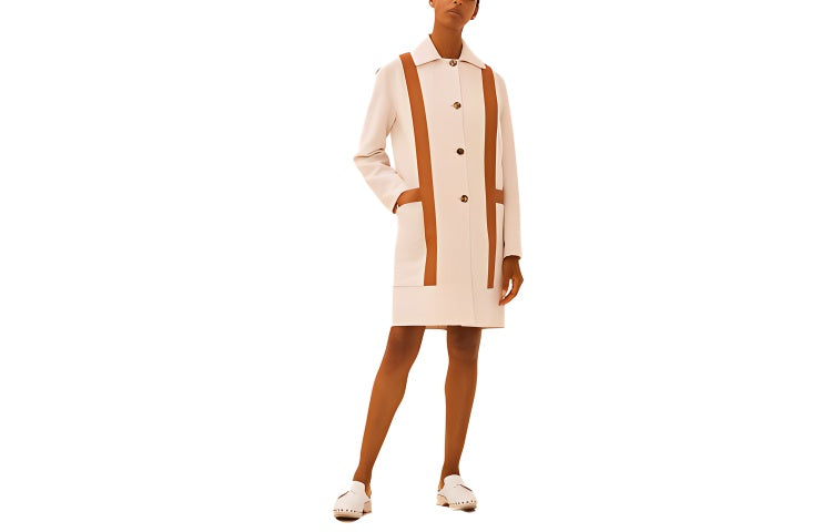 HERMES Velvet Jackets Women's White