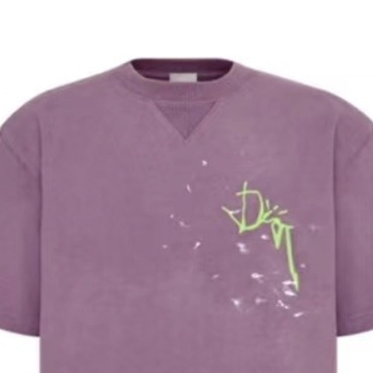 DIOR x Travis Scott Dior X Cactus Jack T Shirt Men's Pink Purple