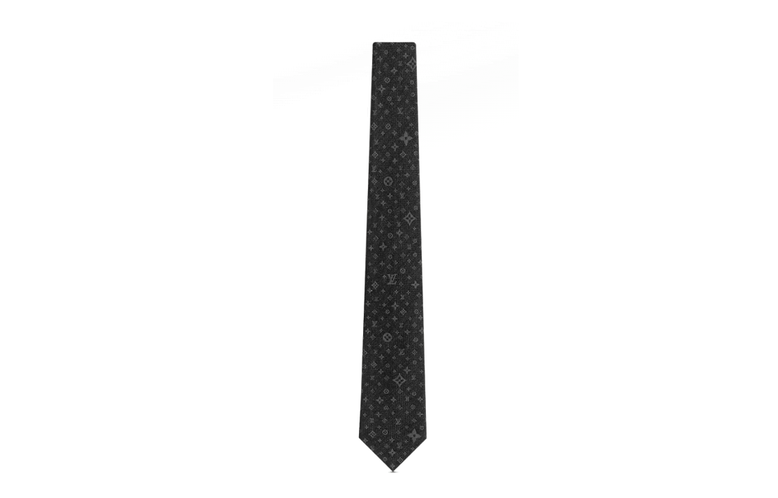 LOUIS VUITTON Silk Ties Men's Black
