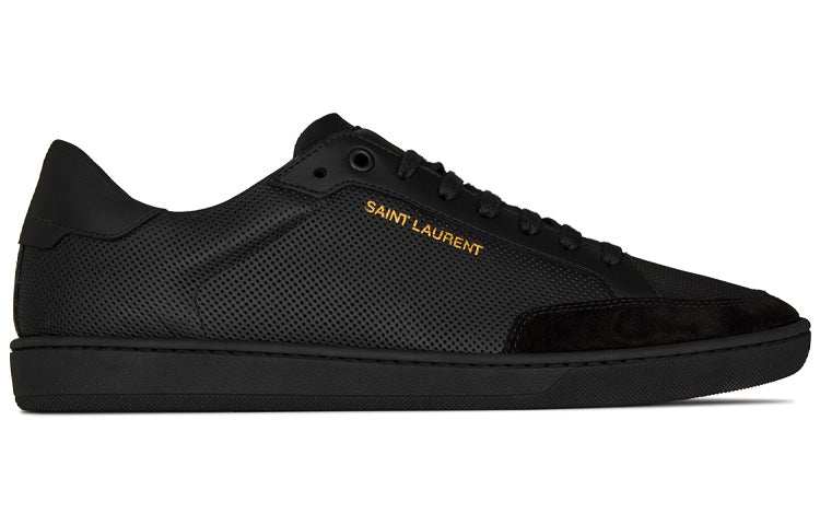 SAINT LAURENT Court Classic SL/10 Perforated Black