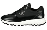 PRADA Cushioning Low Top Sports Casual Shoes Men's Black