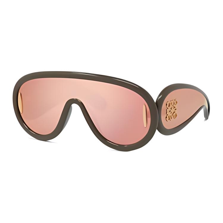 LOEWE Irregular Shape Sunglasses Men's Black