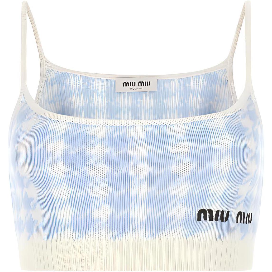 MIU MIU FW22 Camisole Women's Blue