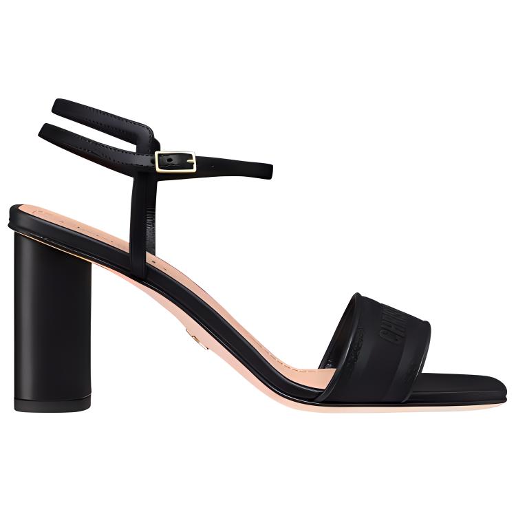 DIOR Dway Stylish Sandal 8cm Women's Black