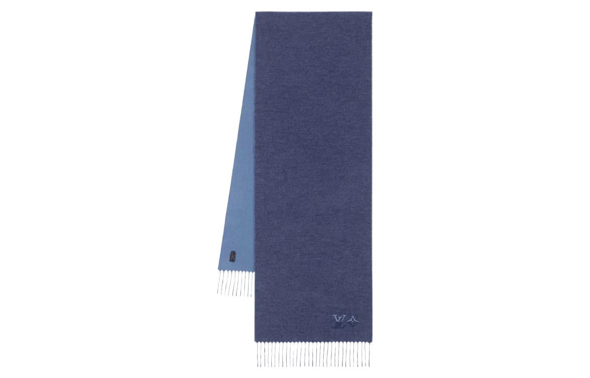 LOUIS VUITTON Knit Scarves Men's Blue
