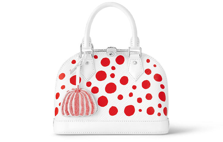 LOUIS VUITTON Lv X Yk Alma Bb White/Red