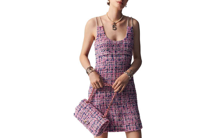 CHANEL SS23 Slip Dresses Women's Multicolor