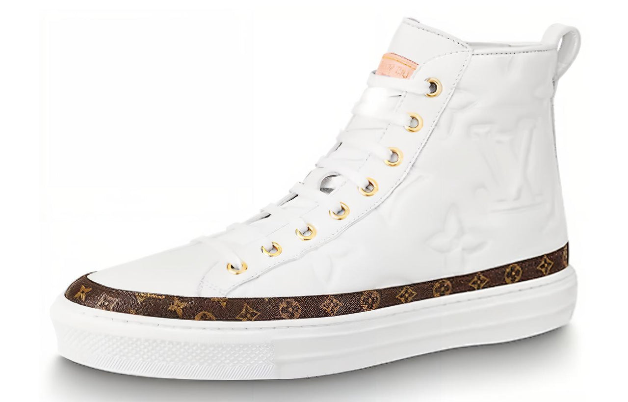 LOUIS VUITTON Lv Stellar Sports Boots White Women's