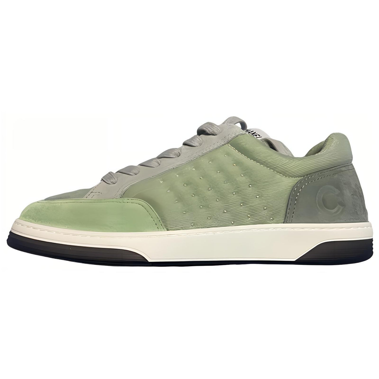 CHANEL Wear-Resistant Low-Top Skateboard Shoes Women's Green