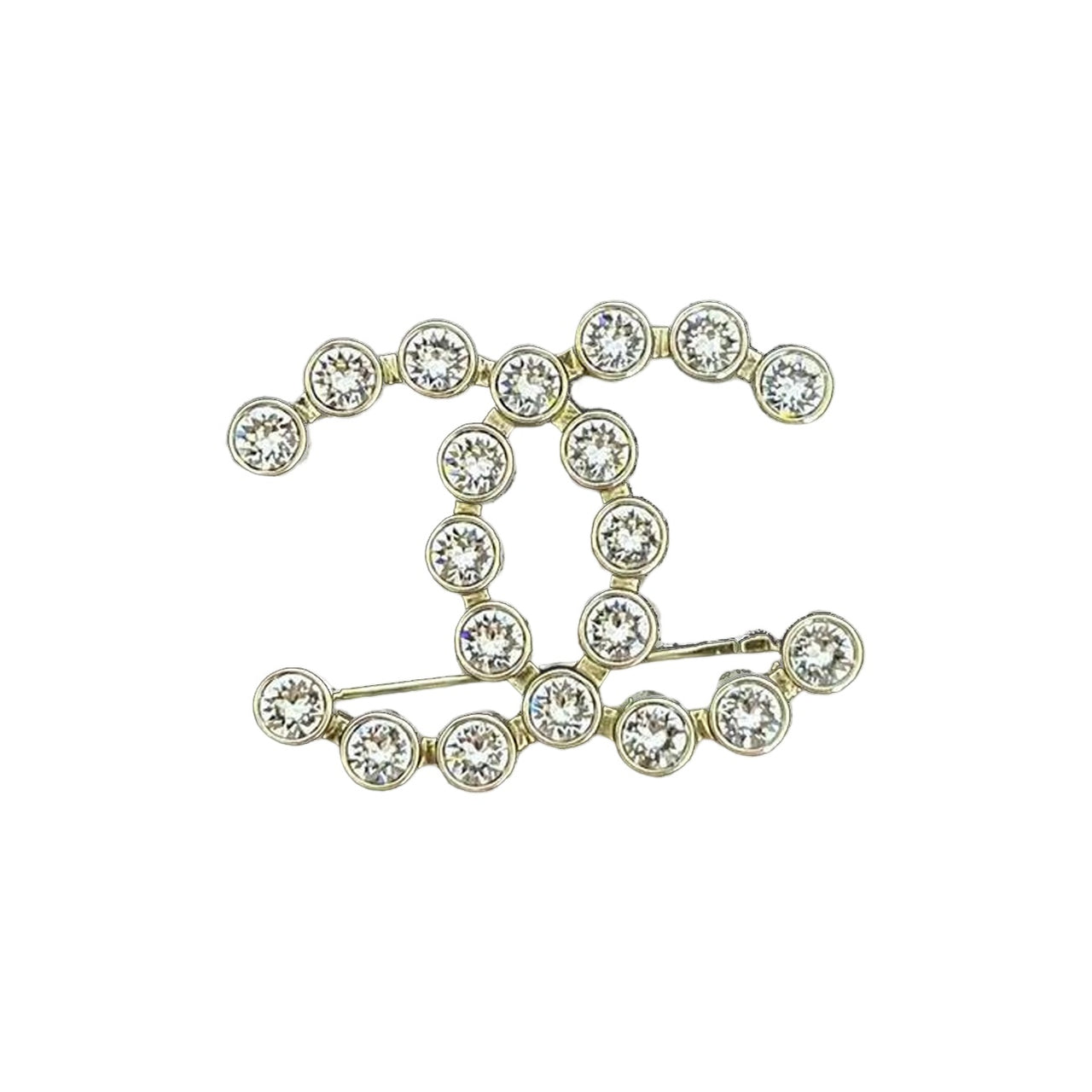 CHANEL 22c Early Spring Brooches Unisex Gold